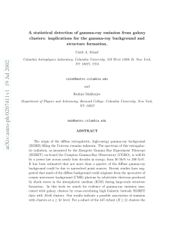 A statistical detection of gamma-ray emission from galaxy clusters