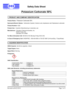Potassium Carbonate 50%