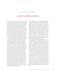 active contextualization