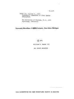 University Microfilms. A XEROX Company , Ann Arbor