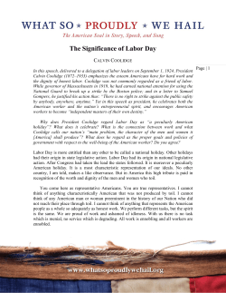 story guide - What So Proudly We Hail