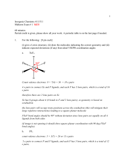 Inorganic Chemistry 411/511