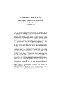 The Economics of Nostalgia