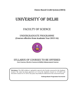 Botany Hons - shivaji college