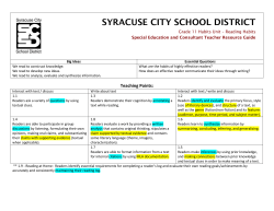 The Syracuse City School District
