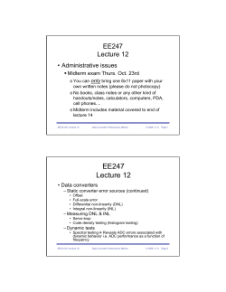 Lecture 12 - EECS: www-inst.eecs.berkeley.edu
