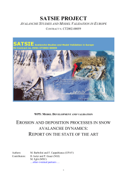 Erosion and Deposition Review Article