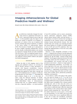 Imaging Atherosclerosis for Global Predictive Health and Wellness&lowast;