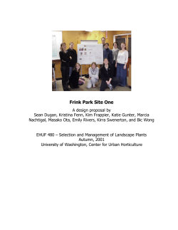 Frink Park Site 1 - Friends of Frink Park