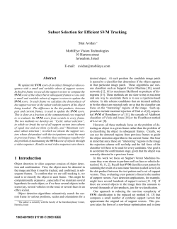 Subset Selection for Efficient SVM Tracking