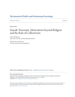 Motivations beyond Religion and the Role of Collectivism