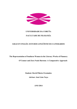 UNIVERSIDADE DA CORU&Ntilde;A FACULTADE DE