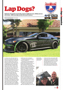 Part 1 - One Lap of America