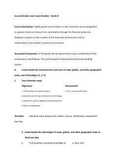 Course/Grade Level: Social Studies Grade 8 Course Description