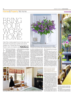 Evening Standard - McQueens florist