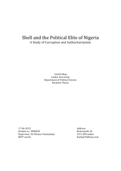 Laatste eindversie scriptie