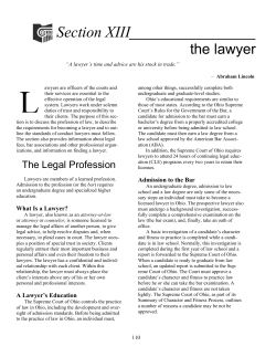 Section 13 - Ohio State Bar Association