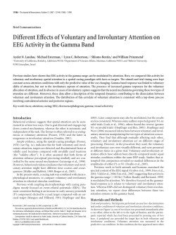 Different Effects of Voluntary and Involuntary