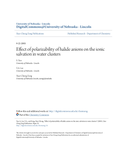 Effect of polarizability of halide anions on the ionic salvation in water