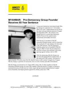 Pro-Democracy Group Founder Receives 65 Year Sentence