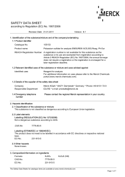 safety data sheet
