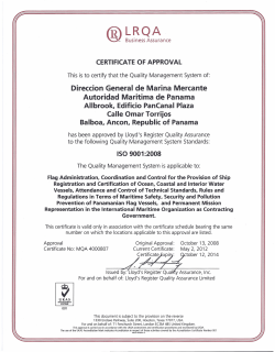 Direccion General de Marina Mercante Autoridad Maritima de Panama