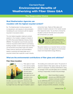 Environmental Benefits of Weatherizing with