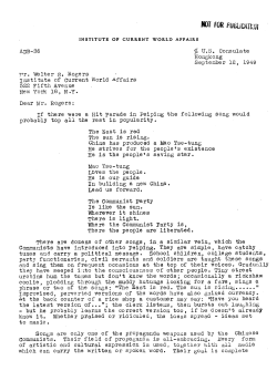 Communist Propaganda Techniques - Institute of Current World Affairs