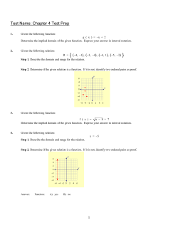 Test Name: Chapter 4 Test Prep