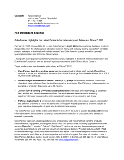 Cole-Parmer Highlights the Latest Products for Laboratory