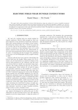 ELECTRIC FIELD NEAR BUNDLE CONDUCTORS