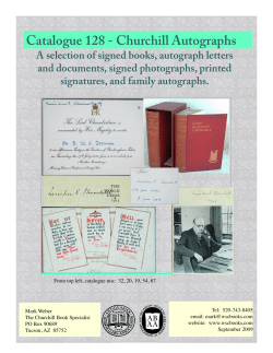 Cat 128 Indesign - The Churchill Book Specialist