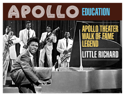 EDUCATION - Apollo Theater