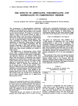 the effects of adrenaline, noradrenaline, and isoprenaline on