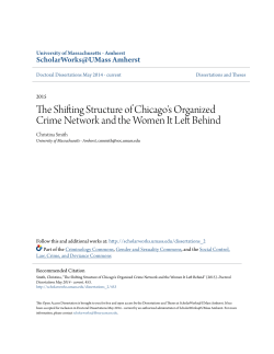 The Shifting Structure of Chicago`s Organized Crime Network and