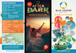 FUN WHEN THE SUN GOES DOWN All WEATHEr, All yEAr rOUND