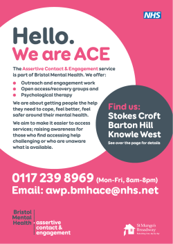Assertive Contact and Engagement