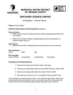 Kindergarten ~ Teacher Packet