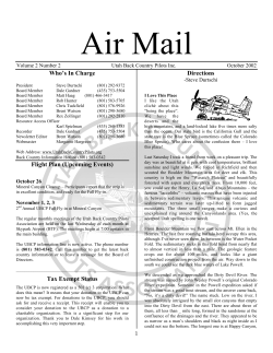Oct 2002 - Utah Backcountry Pilots