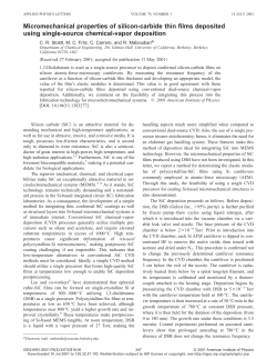 Micromechanical properties of silicon