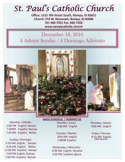 December 18 - St. Paul`s Catholic Church