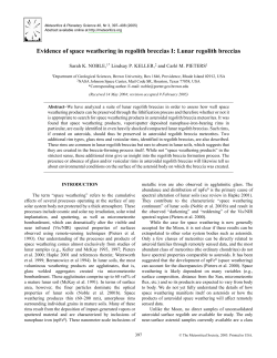 3274 - Noble, S. K., L. P. Keller, and C. M. Pieters