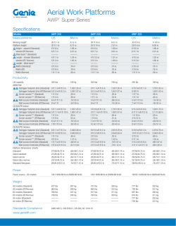 Spec Sheet