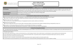 Unit 2.2: Where Are We? English as a Second Language 5 weeks of