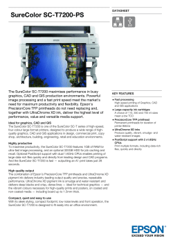 SureColor SC-T7200-PS - CNET Content Solutions