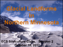 Glacial Landforms In Northern Minnesota