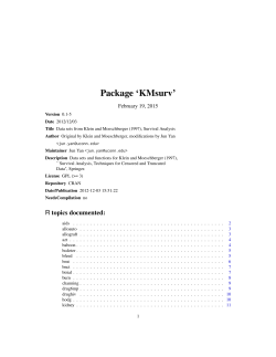 Package `KMsurv`