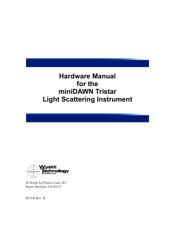 miniDAWN Tristar Hardware Manual