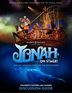 Guide - Jonah: On Stage!