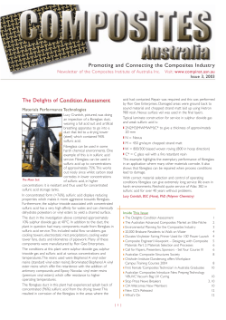 Promoting and Connecting the Composites Industry The Delights of